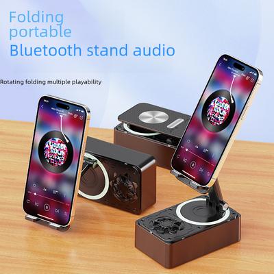 3-in-1 Lautsprecher & Powerbank: Faltbarer Handy-Ständer für kreative Geschenke