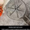 Hand Held Flour Sieve Manual Flour Sifter Stainless Steel Flour Strainer