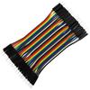 COMeap Breadboard Jumper Wires, Multicolored Ribbon Dupont Cables Assorted Kit 120 Pieces 10CM 40pin Male to Female for Arduino Raspberry Pi