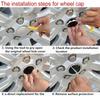 4pcs 60MM (I.D 56MM ) VS W Work Logo Emblem Car Wheel Center Cap Car Accessories for Wheels Hub Lid Rim Hubcaps Cover Replace
