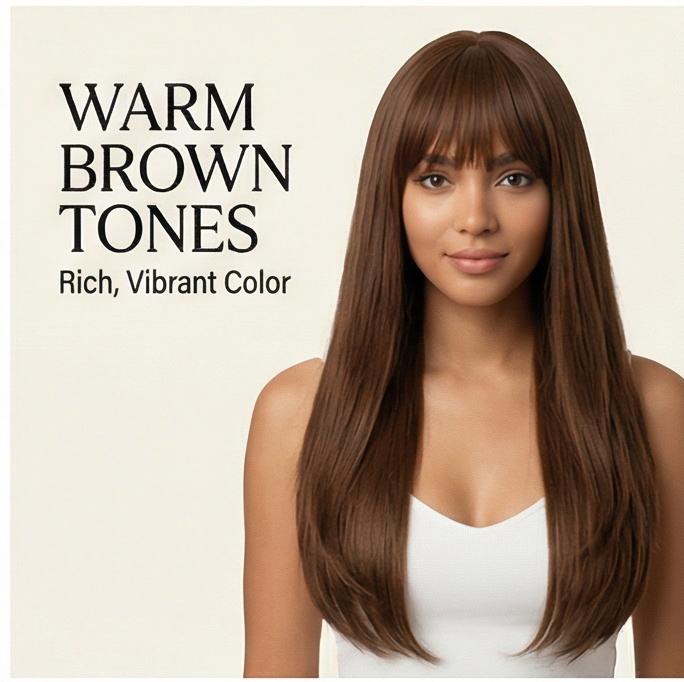 

Многослойный синтетический парик платинового цвета в стиле Барби, длинный, прямой 22inch коричневый