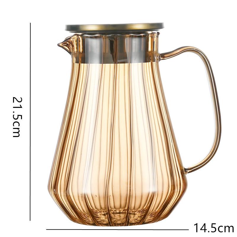 Shangqi 1.5L Diamond Glass Cold Water Pitcher Set