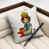For Funny Clkidd n Throw Pillow Case Sham xcm xcm Square Car Pillowcase Pad Cushion Cover
