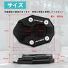 RACEAST Side Stand Plate Bike CNC Aluminum Alloy Universal Side Stand Extension Pad Motorcycle