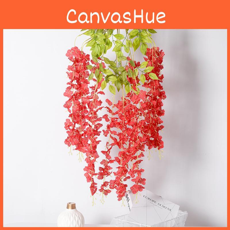 Vine Wisteria Artificial Flower String Violet Flowers For Event Decoration