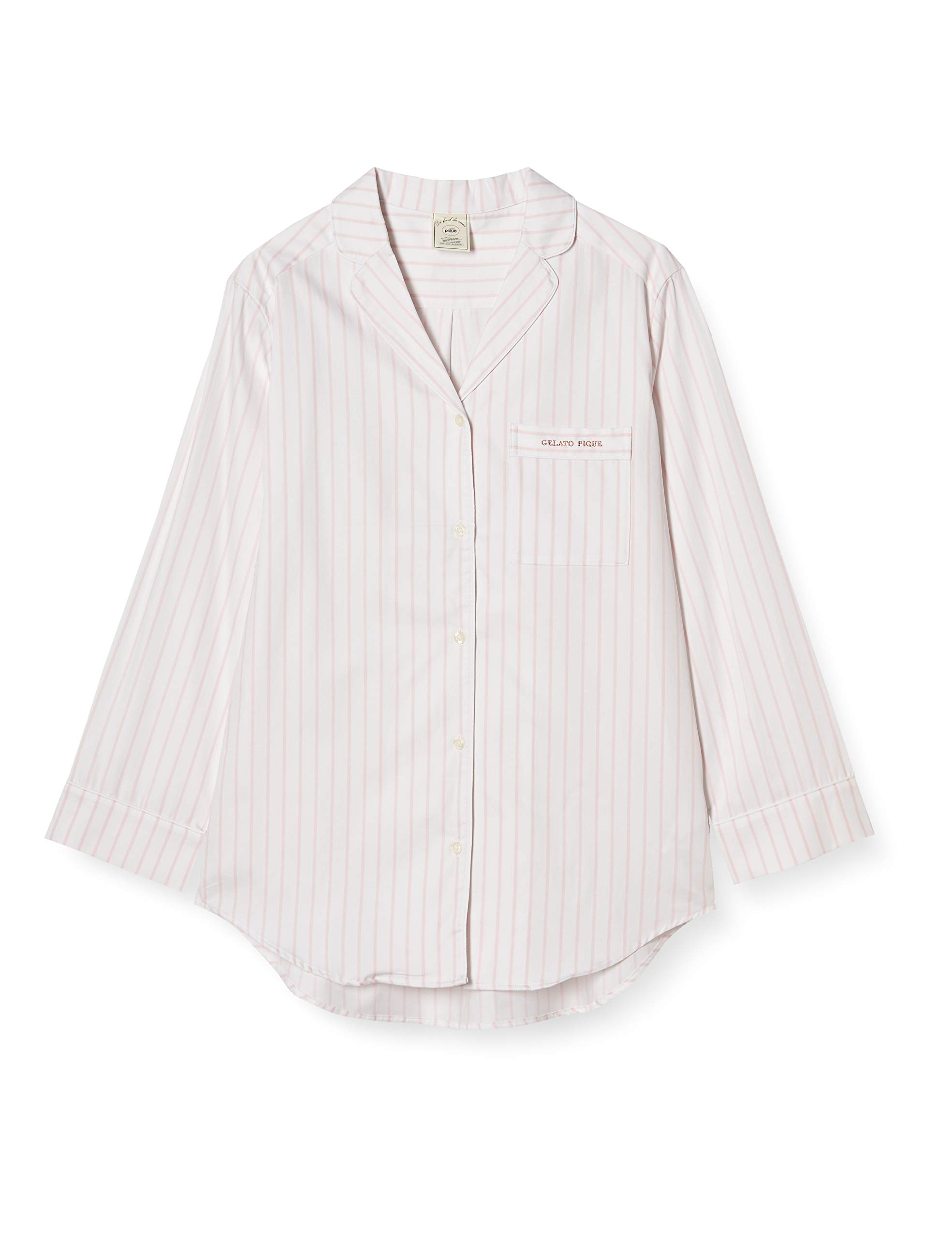 

Striped Shirt PWFT184351 PNK Japan F [Gelato Pique] Women s (FREE Size) розовый