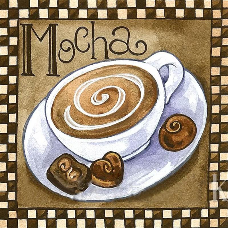 5D Diamond Painting Coffee Cup Creative Picture Kitchen DIY Decoration Full Diamond Embroidery Cross Stitch Kit Rhinestone Photo