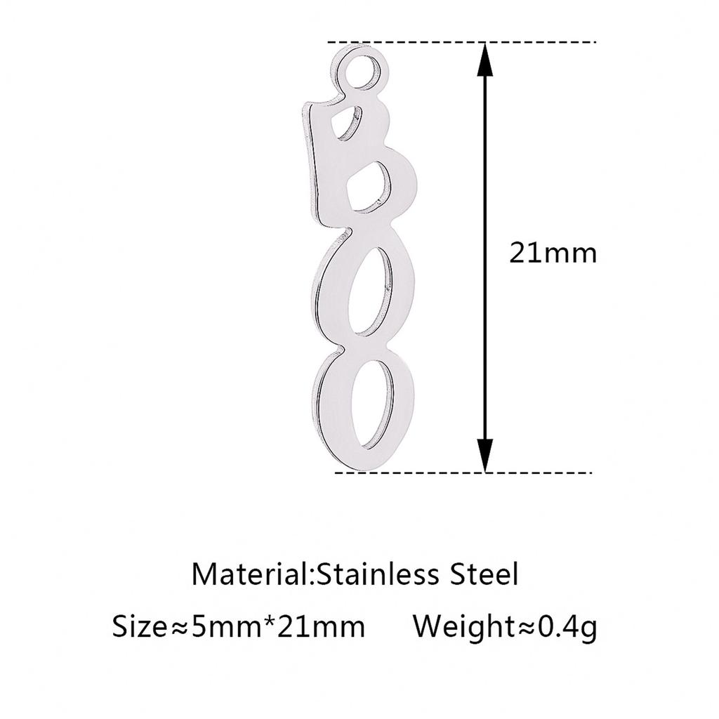 3PCs Stainless Steel Halloween Charms Ghost Bat Spider Witch Tombstone Metal Pendants For Diy Jewelry Making Finding Accessories