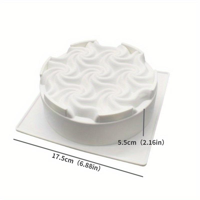 1pc Nonstick Silicone Cake Mold, Baking Pan Pastry Mold For Christmas Anniversary Birthday Cake, Loaf, Muffin, Brownie, Chocolate, Cheesecake,