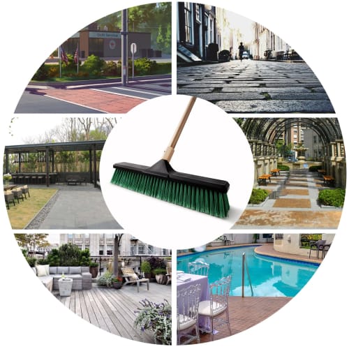Eyliden Professional Cleaning Brush, Cleaning Broom, Deck Brush, Bathroom Cleaning, Wide Range of Cleaning Supplies, Outdoor, Garden, Balcony, Entrywa