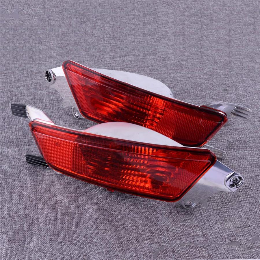 Left + Right Rear Bumper Fog Lamp Light Lens Fit For Range Rover Evoque 2011-2018