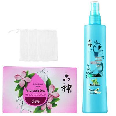 Liu Shen Antibacterial Soap & Mosquito Repellent Set
