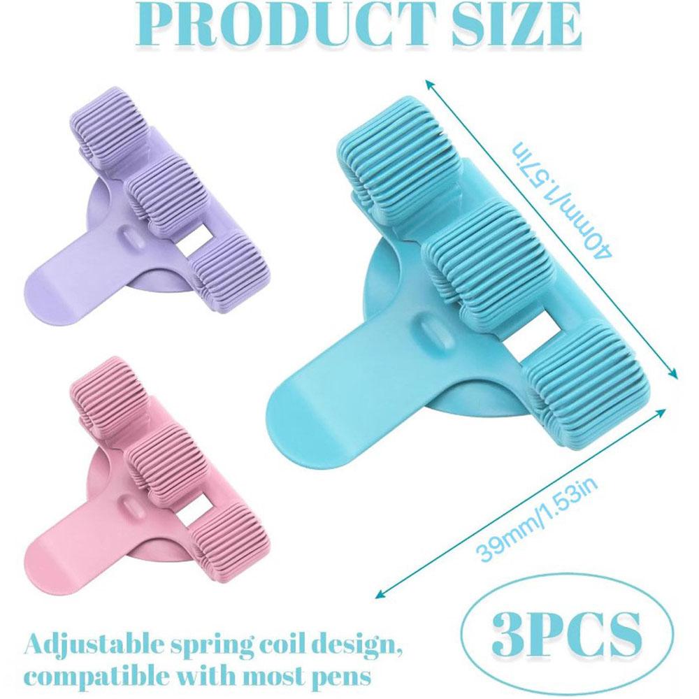 3pcs Stainless Steel Adjustable Three-Hole Pen Holder