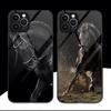Domineering Cool Horse Phone Case Tempered Glass For IPhone 13 12 11 14 Pro Max Mini X XR XS 8 7 6s Plus SE 2020 Cover