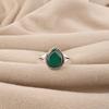 Natural Green Onyx Gemstone 925 Sterling Silver Designer Jewelry Pretty Ring Wedding Gift RR-85-20