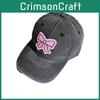 Cotton Stylish Bow Duckbill Cap Sun Protection Baseball Cap With Brim Curved