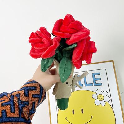 Presente de Dia dos Namorados cadeado do amor urso do amor bolo de veludo boneca brinquedo de pelúcia para namorada boneca rosa