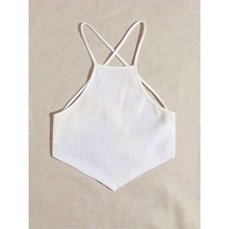 

Модный стиль Чистое желание Сексуальный Сексуальный Сексуальный С открытой спиной Под талией Шнуровка Треугольные бретели Топы Женская верхняя одежда Нижнее белье White L