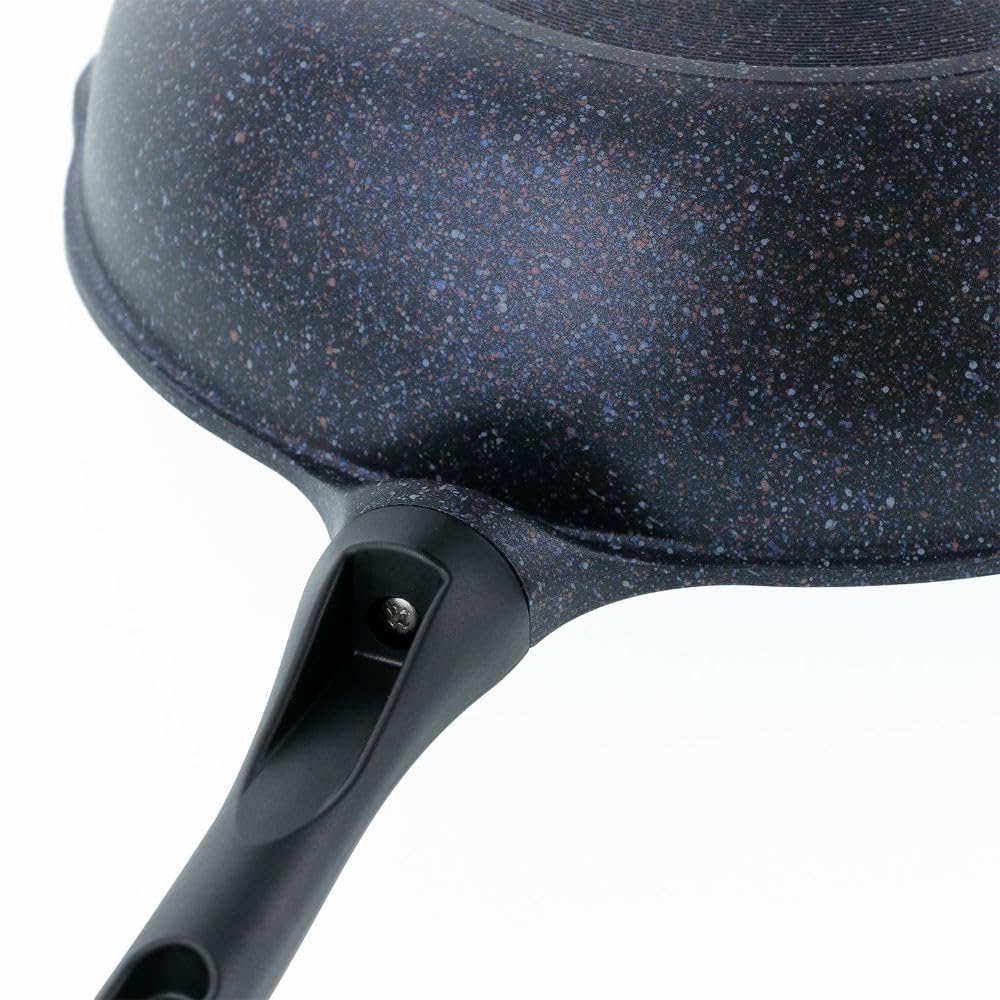 Bestco Frying For Gas Stove Diamond Easy Neo Pan, Deep, 26cm, Only, Double-sided, Coat, Marble, ND-3507, Light,