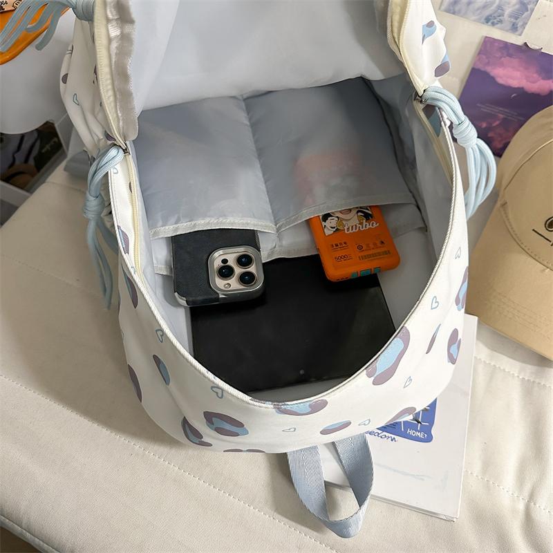 College Style Student Schoolbag Print Lightweight Backpack