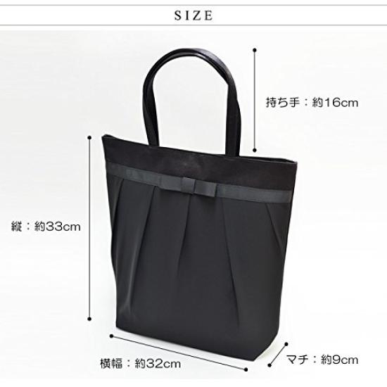 Kouei Store Luxury Party Bag, A4 Size, Vertical, with Ribbon, Chiffon Paneling, Suitable for Both Celebrations and Condolences, Formal, Entrance