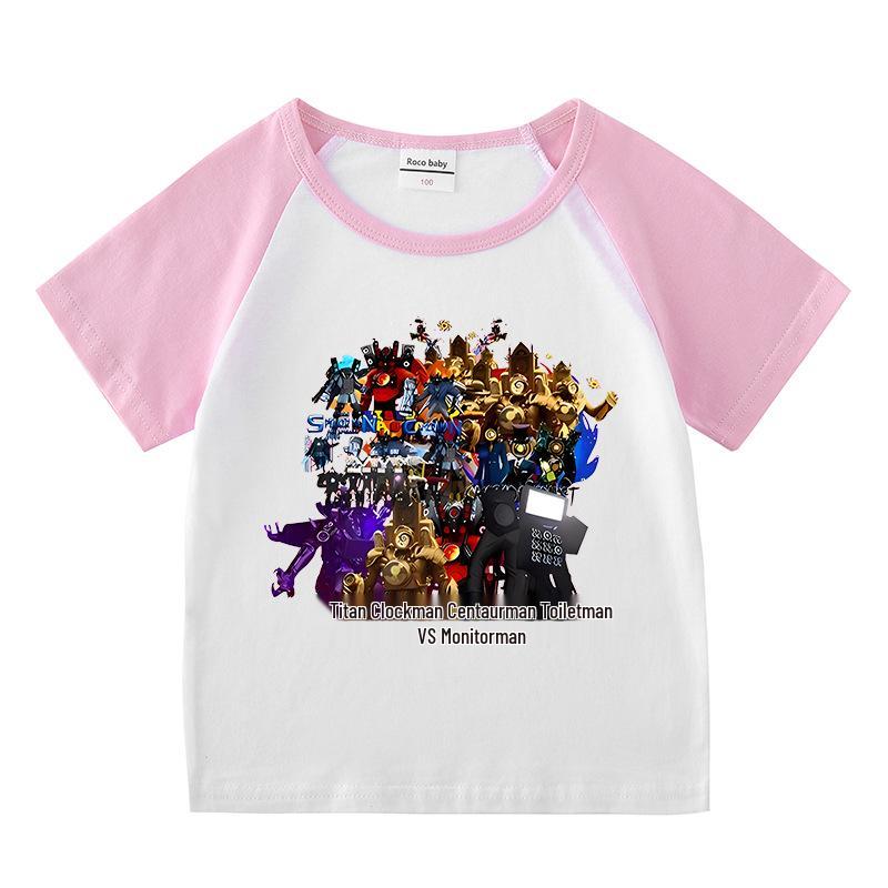 Children's Summer Clothing Set: Boys' & Girls' Short Sleeve T-shirt with Shorts - Casual Sports Two-Piece Set