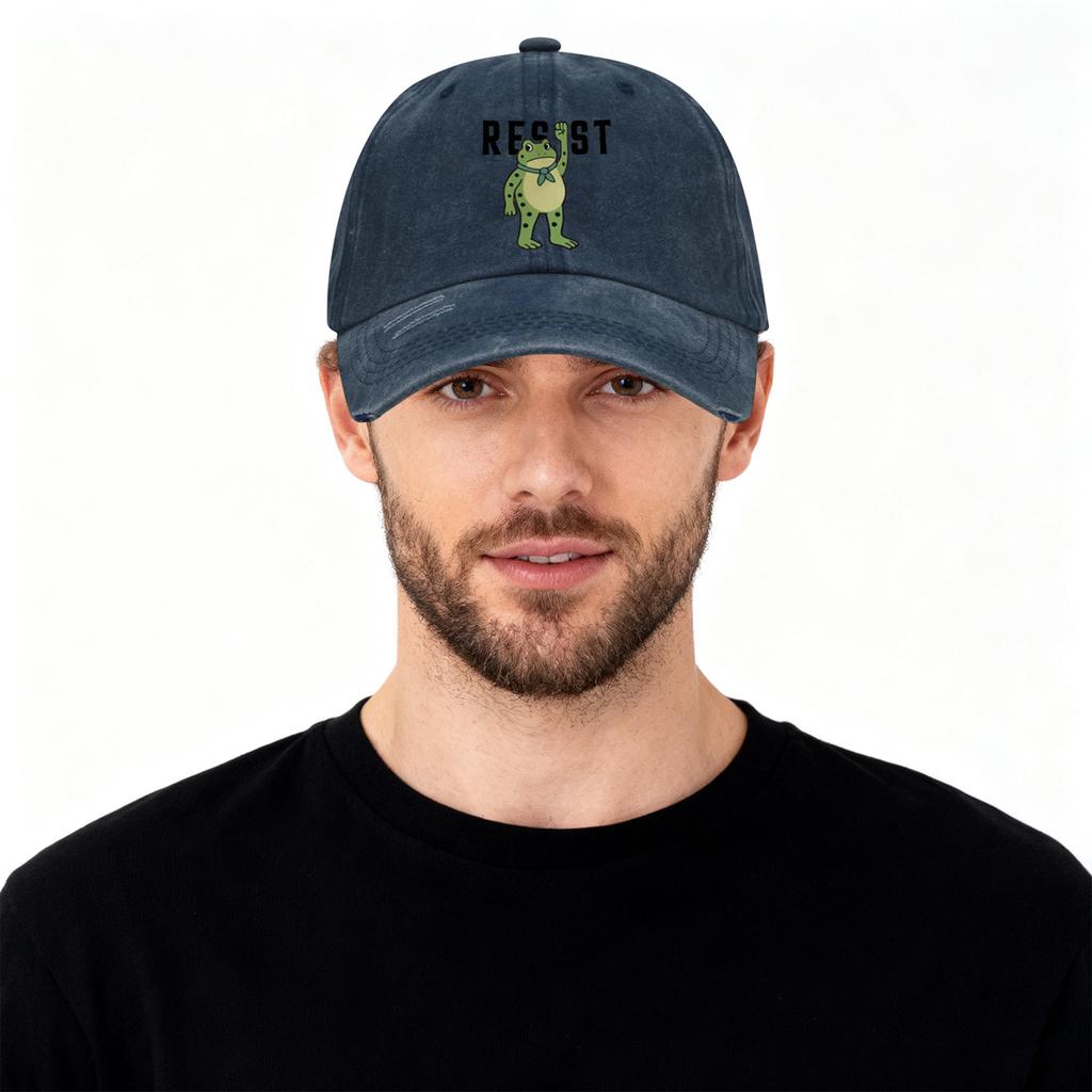 Baseball Cap With Retro , Cotton Washable Adjustable, A Gift For Friends