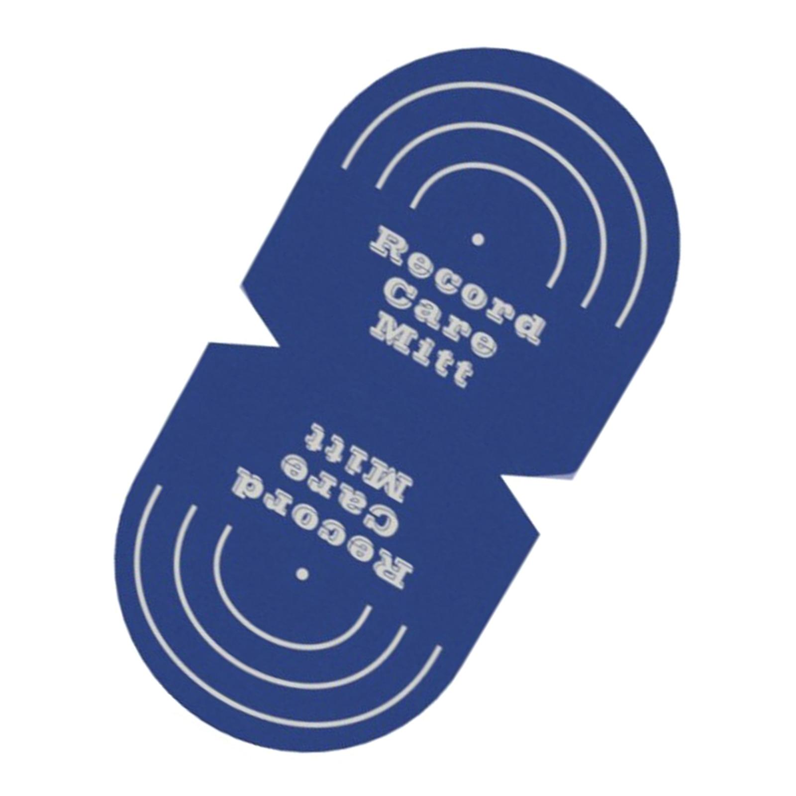 

2 шт. Перчатки для чистки виниловых пластинок, Перчатки для работы с пластинками, Антистатическая защита для работы с и хранения LP синий