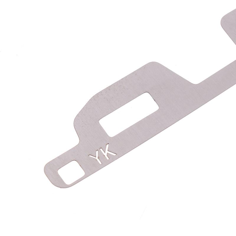2Pcs Front Bumper Repair Metal Plate Buckle Broken Opening Rotten Buckle Repairer Bracket For Verna 2010-2016