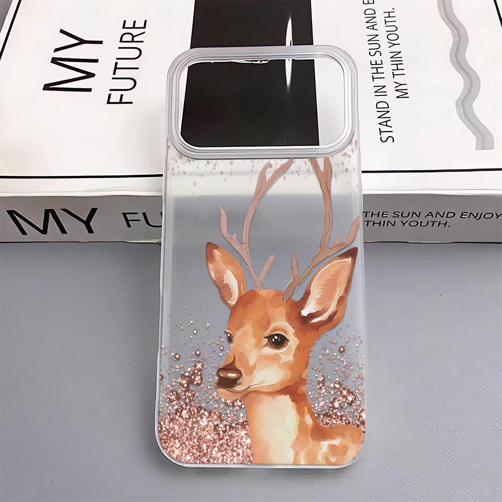 

Little Deer Wearing Flowers On Its Head Phone Case For IPhone 17 Pro Max 17Air 11 13 12 14 15 16 Plus Soft Clear Fashion Case iphone 11 ProMax