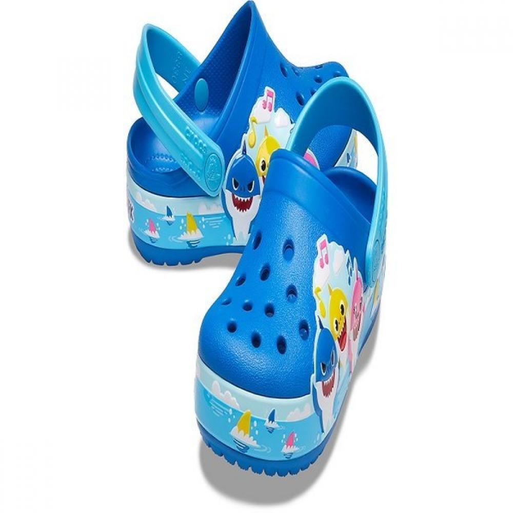 

Crocs Fun Lab Baby Shark Band Clog 206704 4jl bright cobalt/C13(190)