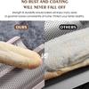 2/4 Wave Perforated French Bread Baking Pan Carbon Steel Baguette Pan French Bread Nonstick Loaves Loaf Cake Mold Baking Tools