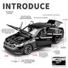 Diecast Miniature Voiture 1/24 BMW I5 M60 Alloy Car Model with Sound Light Children Boy Toy Vehicle Birthday Gift Home Decor