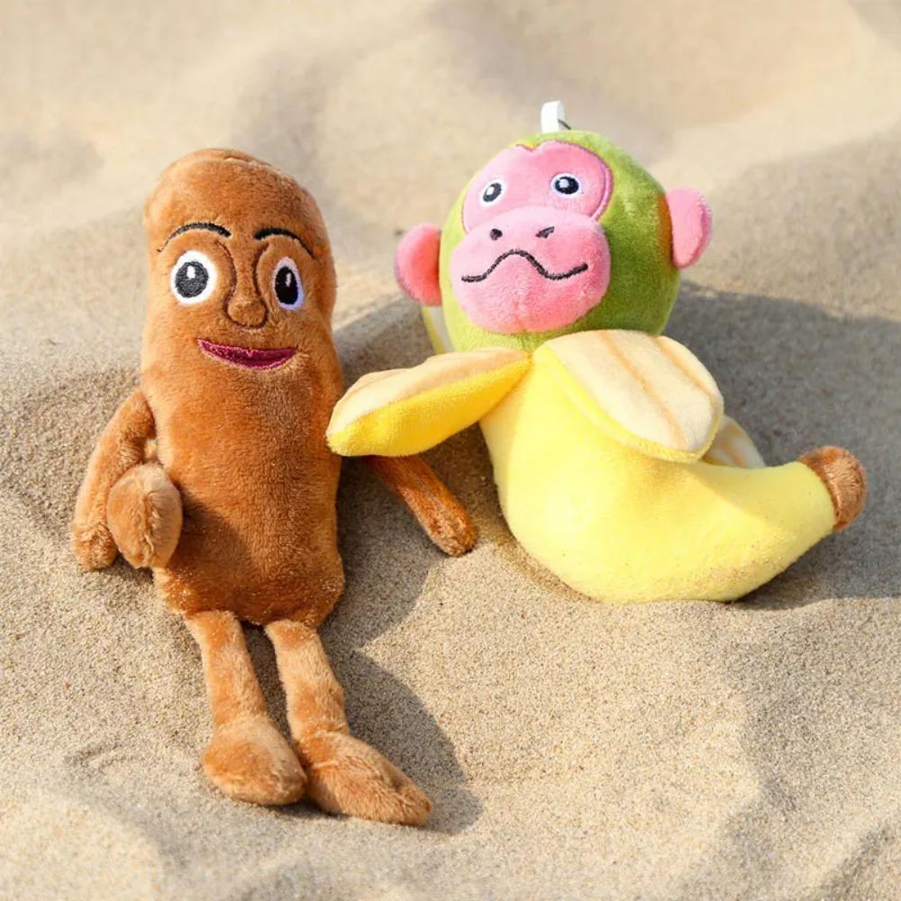 16-18cm Italian Brainrot Plush Keychains Doll Keyring Stuffed Peluche Toy Tralalelo Tralala Tung Tung Tung Sahur Gift