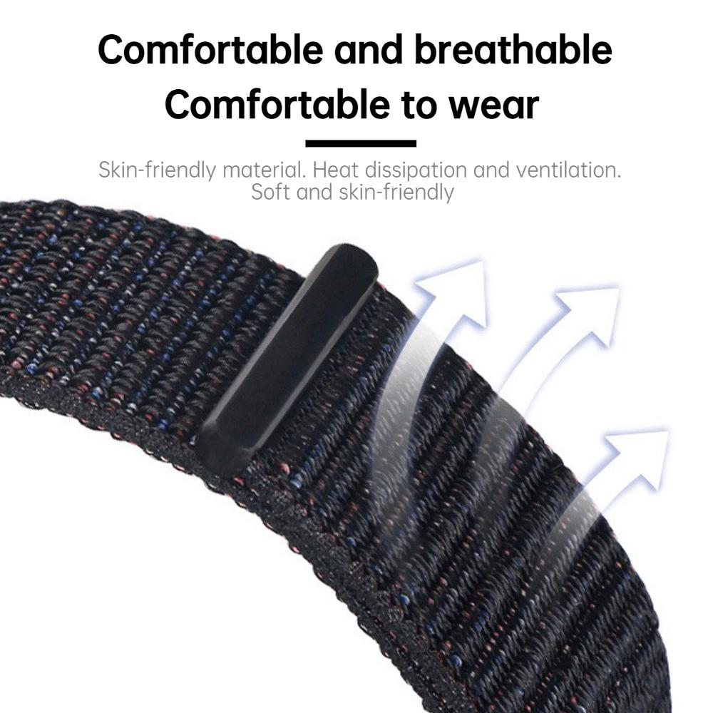 Nylonschlaufe für Xiaomi Mi Band 9 8 7 4 3 5 6 Smartwatch Armband Sport Correa Atmungsaktives Ersatzarmband an Miband 6 8 Armband