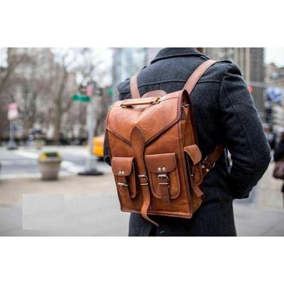 Best Qulity Men Workwear Leather Laptop Messenger Shoulder Rucksack Satchel Bag