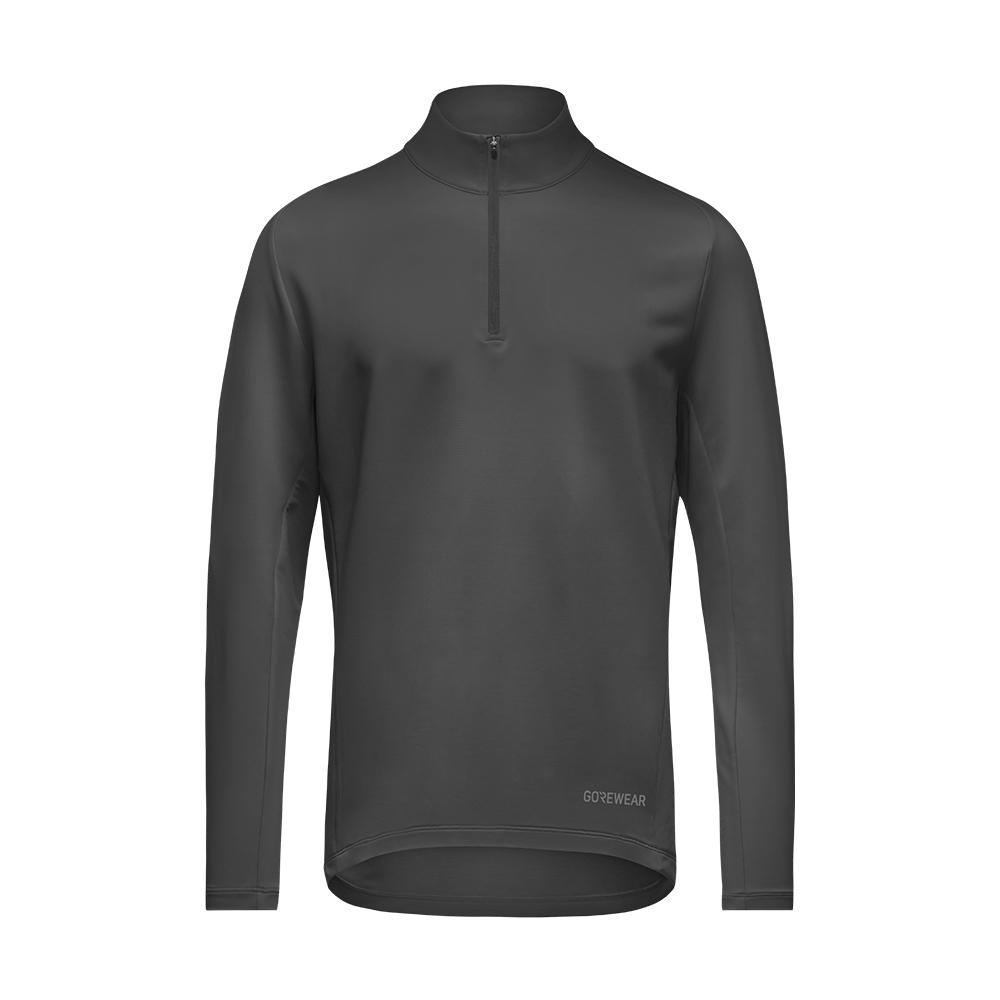 Gorewear Everyday Mid Quarter Zip - Черный (Мужской) Переходная водолазка S