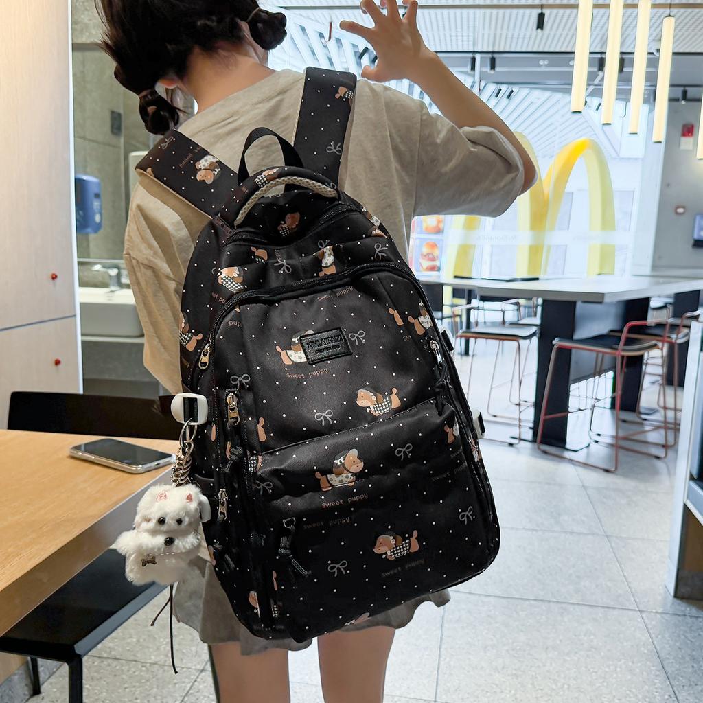 Schoolbag Japanese Ins Cute Schoolbag Girl Junior High School Girl High School Student Large Capacity Load Reduction Class Backpack Student Backpack