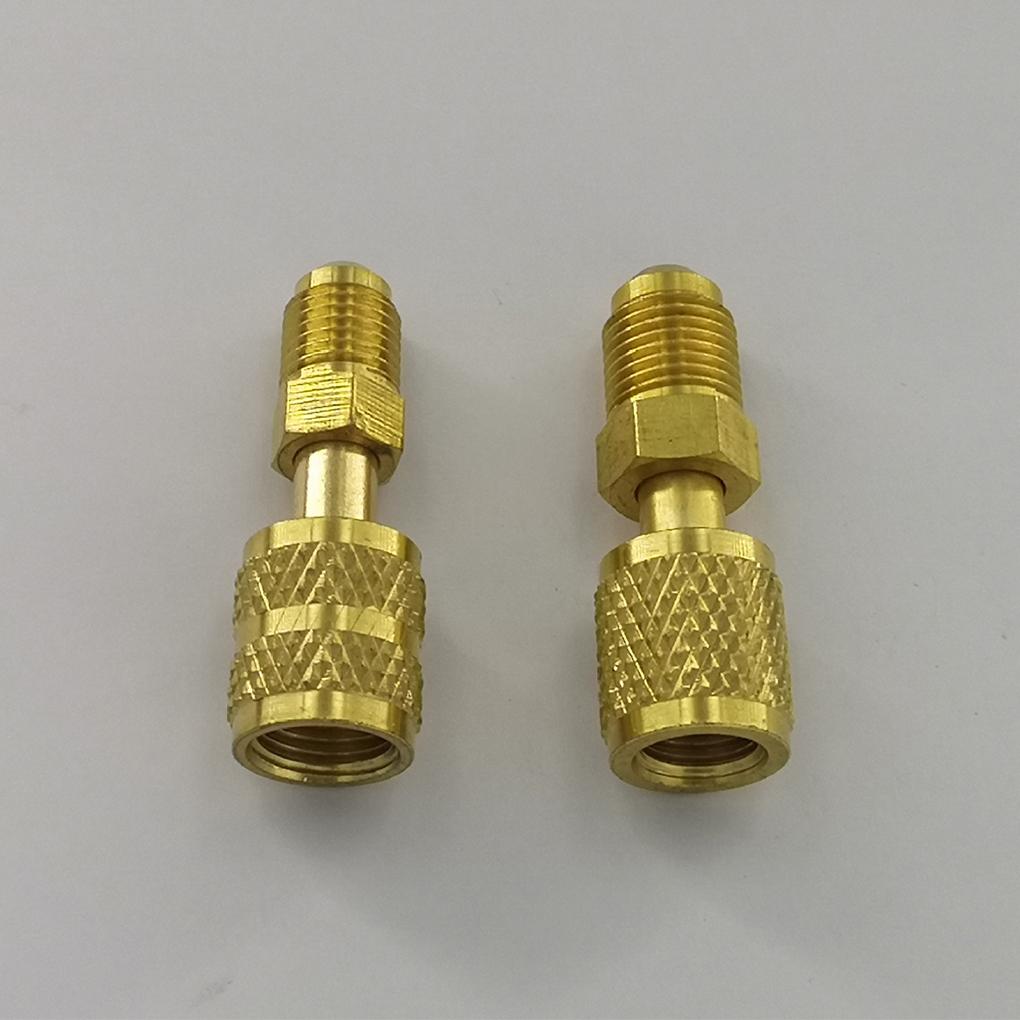 2 Pieces Universal R410 to R22 Adapter Converter Alloy Coupler Machine Upgrade Modified Accessories Spare Parts