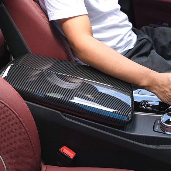 

For BMW 5 Series G30 2017- Carbon Fiber Color Center Armrest Box Trim Cover