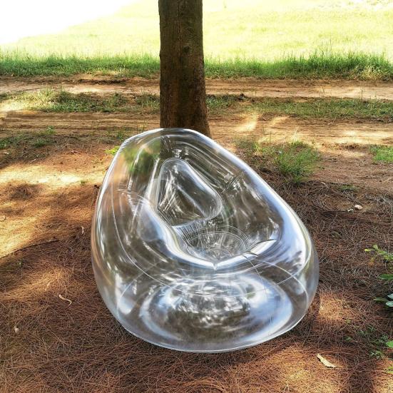Oppbevaring av kosedyr Sittepose Trekk Vanntett Gjennomsiktig PVC Ekstra Stor Barn Plysjleke Oppbevaring Sofa Barnerom Soverom Dukker Organisering Sofa