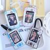 Keychain Pendant Acrylic Card Holder 3 Inch Kpop Photocard Holder  for Backpack Accessory