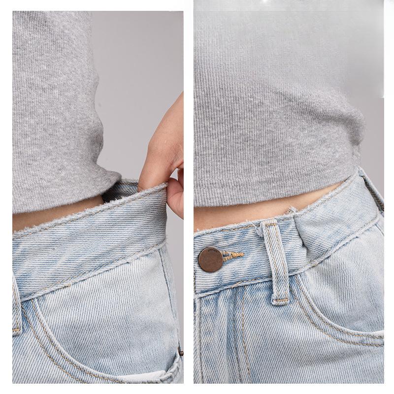 Invisible Waist-cinching Buckle Shortens The Trouser Hem, Fixed Clip, No Nails or Seams, Waist-cinching Clip, A Metal Waist-cinching Wonder