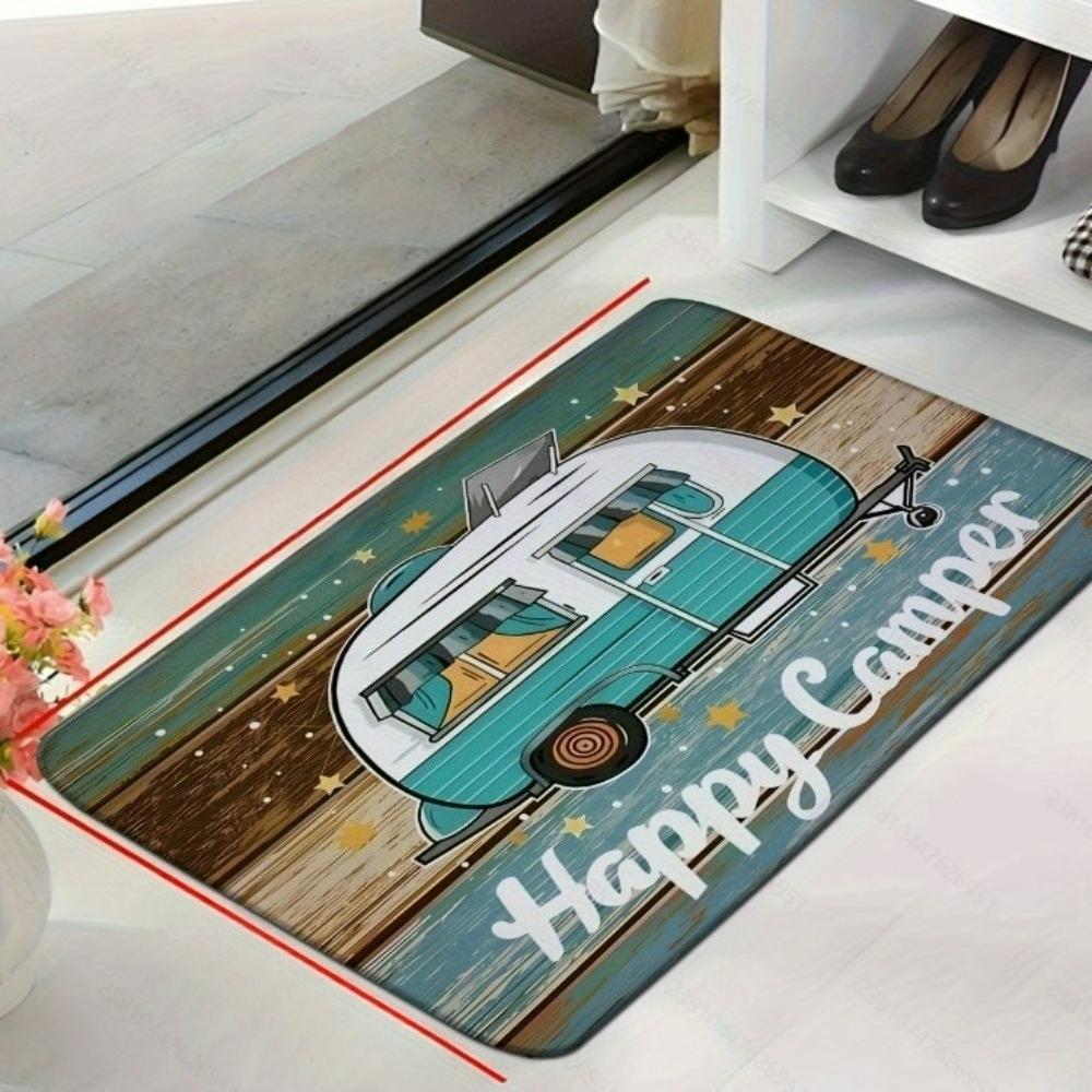 

1pcs 3D Visual Illusion Welcome Rug Doormat Witch Magic Eye Print Floor Mat Living Room Bedroom Foot Mat Fun Home Decor 40x60cm