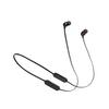 JBL TUNE125BT Neckband Earphones, Bluetooth Multi-Point Support, Wireless, with Microphone and Remote, USB Type-C Charging, and Magnetic Charging, Bla