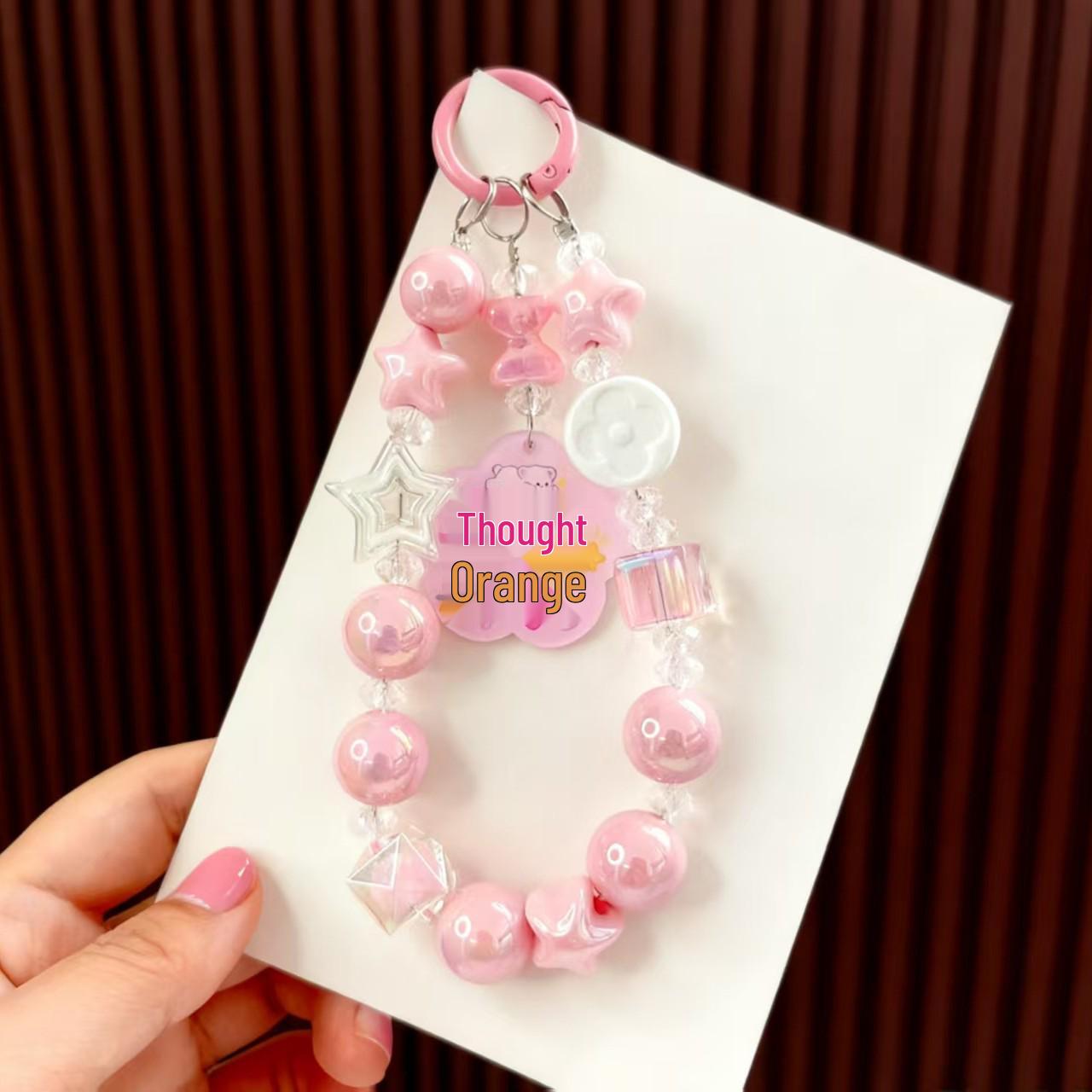 

Корейский и японский стиль акриловый кулон-звезда брелок шарм для телефона аксессуар для сумки