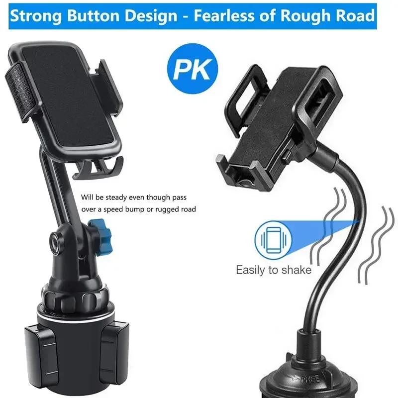 Mobile Phone Stand Long Arm Suction Cup Holder 360 Degree Rotation Universal Suction Pad Car Air Vent Phone Holder Car Accessory