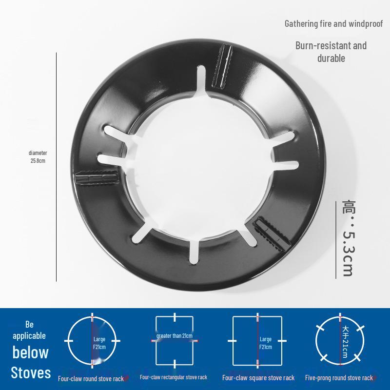 Universal Energy-Saving Windproof Gas Stove Cover with Flame Concentrator