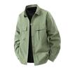Men's Shirt Jacket Spring Autumn Winter Lapel Long Sleeve Loose Casual Versatile Jacket