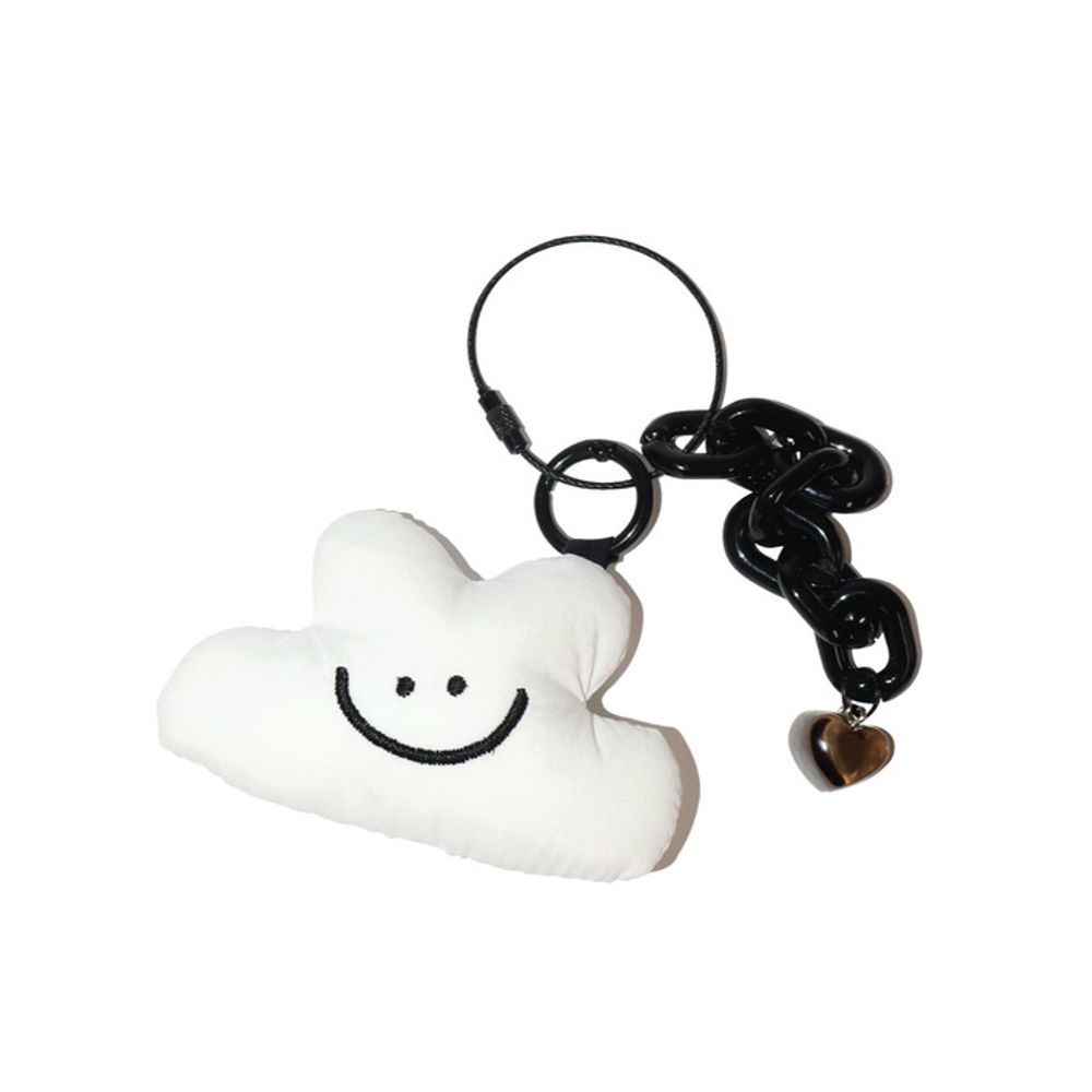 Eldoodle Smiley Wolke Puppe Schlüsselanhänger